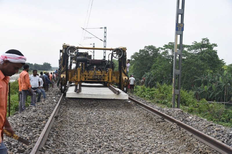 NF Railway has undertaken several track renewal works and other track safety measures during June 2023.